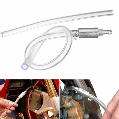 

Motorcycle Hydraulic Brake Bleeder Clutch Tool Hose Valve Kit One Way Valve Tube RA for Automotive Car Motor Bike