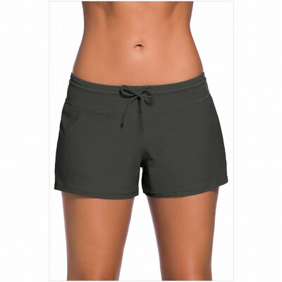 

Low waist laced ladies swim shorts beach vacation sexy boxer