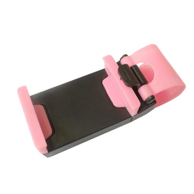 

1Pcs Universal Car Phone Holder Steering Wheel Smartphone Holders Mobile Stand Yellow