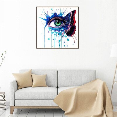 

Toponeto 5D Embroidery Paintings Rhinestone Pasted DIY Diamond Painting Cross Stitch