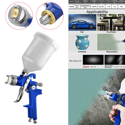 

〖Follure〗Air Spray Tool 600ml HVLP Auto Paint Car Detail Up Base Coat Gravity Repai