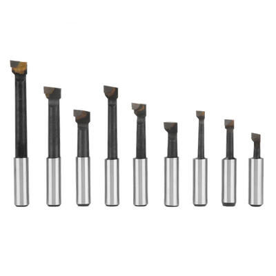 

Greensen 9pcs 12mm F1 Shank Set Boring Bar Set Kit Carbide Tipped Bars