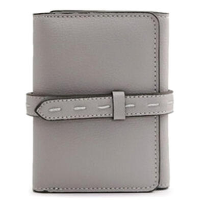 

Short Wallet Korean Style 3 Fold Fashion PU Leather Womens Wallet Small Card Holder Bag Coin Purse For Girls