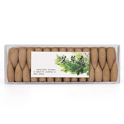 

〖Follure〗1 Box Backflow Retro Handmade Porcelain Ceramic Backflow Incense Burner Buddh