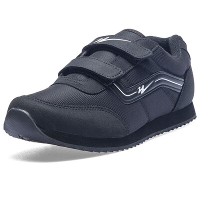 

Double star in the old&young comfortable soft bottom slip wear wide face dad stepping leisure sports travel old shoes men 9096 black male 45