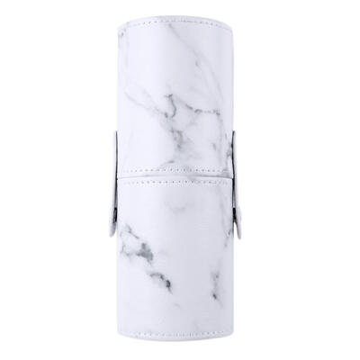 

Travel PU Marbling Makeup Brushes Pen Holder Storage Cosmetic Case Box