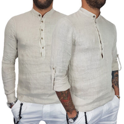 

Mens Slim Fit Stylish T Shirt Long Sleeve Casual T-Shirt Luxury Tee Tops