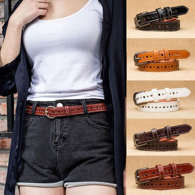 

Leather Buckle Belt Casual Dress Men´s Womens Jeans Waistband Waist Strap