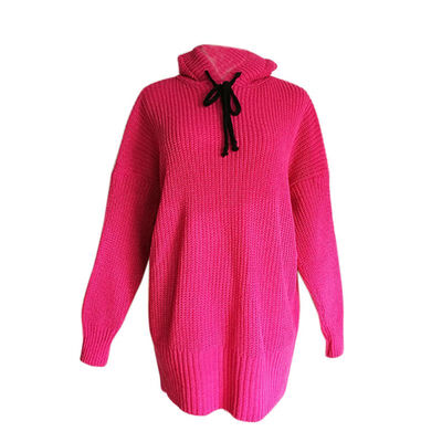 

Knitted Hooded Sweater Long Sleeve Autumn Winter 2019 Warm Oversized Sweaters And Pullovers Loose Casual Shirt Female Clothing
