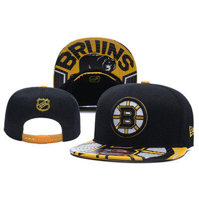 

NHL Ice Hockey League Bruins Boston Bruins New Era 9Fifty Adjustable Embroidered Baseball Cap