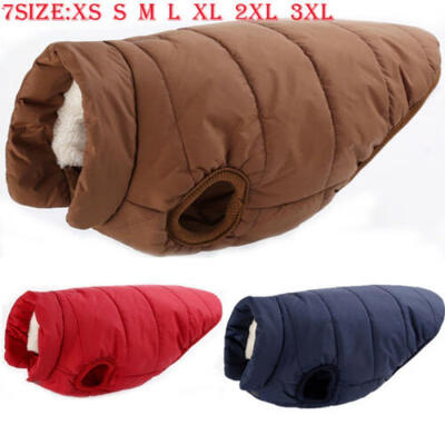 

Winter Warm Padded Dog Clothes Waterproof Pet Fleece Coats Vest Jacket for Dogs