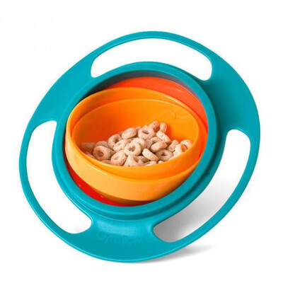 

Baby Spill Proof Bowl Universal Rotate Bowl Toy Dishes Infants Kids Feeding Bowl Baby Accesories
