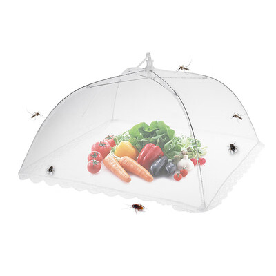 

43cm Home Folding Dish Cover Fine Mesh Large Anti Fly Family Food Net Covers