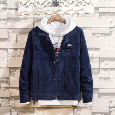 

Gobestart Mens Causal Long Sleeve Loose Coat Buttons Chest Pocket Outdoor Tops