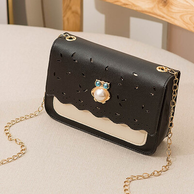 

Tailored Fashion Ladies Carved Shoulder Small Square Bag Messenger Bag Mobile Phone Bag