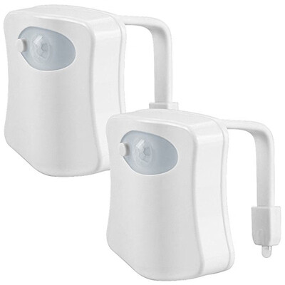 

LED Light for Toilet Seat - 8-COLOR Changing Night Light 2PCS