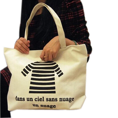 

Tailored Fashion Canvas Girl Shopping Shoulder Bags Women Cute Printing Tote HandBags