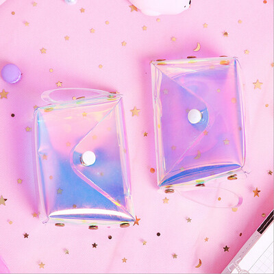 

Tailored Jelly Coin Purse Ins Girl Heart Transparent Purse Card Package