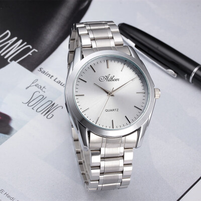 

Lite type high-end business watch with diamond sun pattern stainless steel case leather strap watch