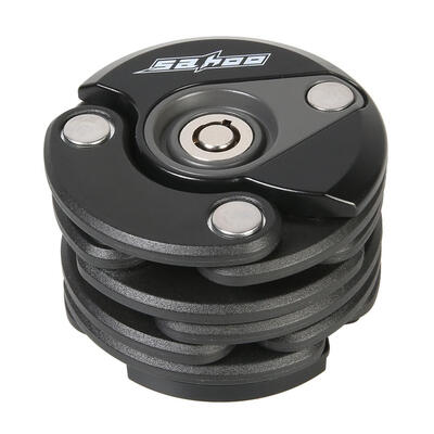 

Bike Anti Theft Chain Folding Lock Mini Hamburger Locks Bicycle FlipLock