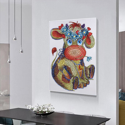 

Siaonvr Special Shaped Diamond Painting DIY 5D Partial Drill Cross Stitch Kits Crystal R