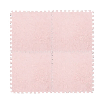 

Siaonvr 25X25cm Kids Carpet Foam Puzzle Mat EVA Shaggy Velvet Baby Eco Floor 7 colors