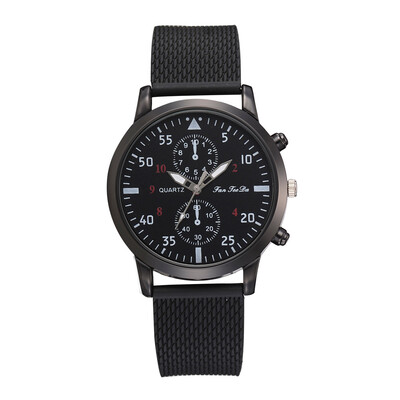 

Gobestart Quartz Wrist Silica Gel Strip Watch Strap Analog Slim Dial Casual