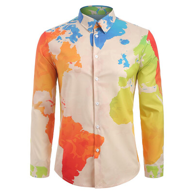 

Tailored Mens Autumn And Winter Shirts Casual Long Sleeve Tops Loose Casual Blouse