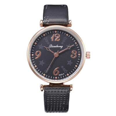 

RM Women Fashion Leather Band Analog Quartz Round Wrist Watch Watches