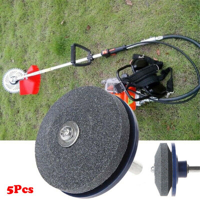 

Gobestart Lawn Mower Sharpener Lawnmower Sharpener For Power Hand Drill 5Pcs