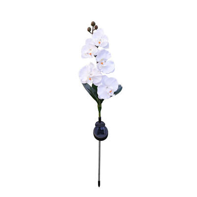

5 Head Solar LED Simulation Butterfly Orchid Light Garden Landscape Lamp