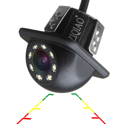 

ZIQIAO Car Rear View Camera Universal Backup Parking Camera 8 LED Night Vision