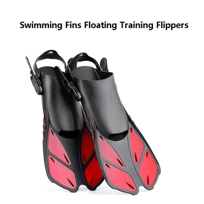 

HOHAN 2019 Swimming Fins Snorkeling Foot Flipper Floating Training Fin with Adjustable Heel for Swimming Diving Water Sports