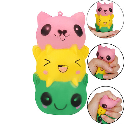 

Gotoamei Mini Adorable Cat Slow Rising Kids Fun Stress Reliever Decompression Toy