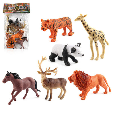

YIWULAEducational Simulated Animal World Model Kids Children Christmas Doll Toy Gift