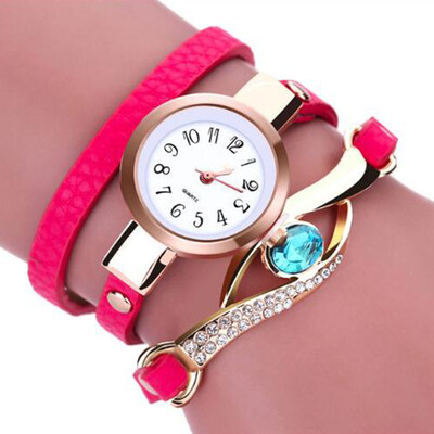 

Gem-set diamond bracelet watch listed in Europe&America watch Korean version table