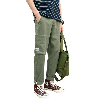 

ZHUO DENG NU Mens Casual Pants Cotton Loose Workwear