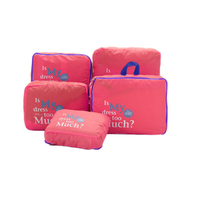 

〖Follure〗Five Pieces Set Luggage Suitcase Storage Bags Packing Travel Cubes