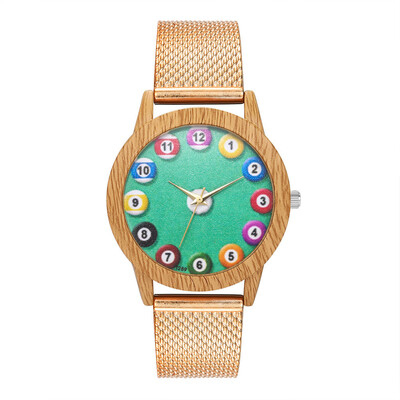 

〖Follure〗Fashion Nature Wooden Grain Leisure Minimalism Dial Silicone Strap Quartz Watch
