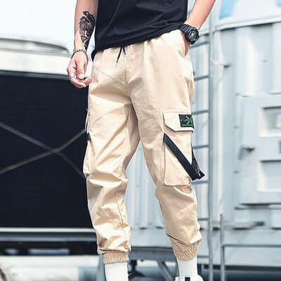 

Gobestart Mens Summer New Style Fashion Overalls Casual Pure Colour Comfortable Trousers