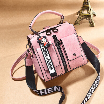 

Multi-use bag female autumn&winter four functional soft skin texture oblique shoulder backpack leisure tide
