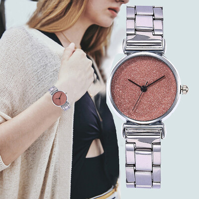 

RM Women Alloy Steel Belt Casual Watch Geneva Simple Steel Belt Watch