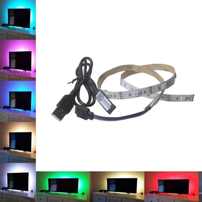 

〖Follure〗5V 5050 9SMD30CM RGB LED Strip Light Bar TV Back Lighting BT 40