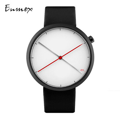 

Qixi Festivals gift translation Enmex European&American temperament mens watch simple creative cross-pointer elegant mens w