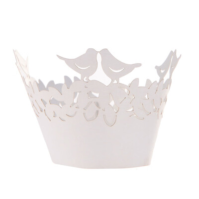 

12PCS Fashion Wraps Cases Flat Cookie Cupcake Wrappers Party Decoration