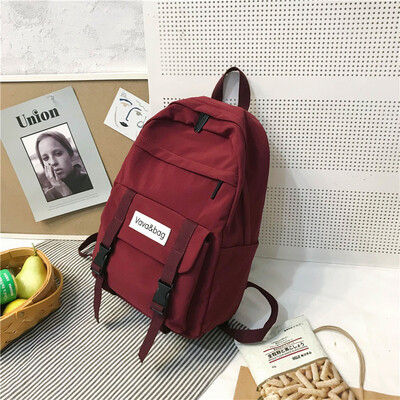 

Fashion schoolbag female insfeng Korean version ulzzang high school students backpack tidal high school shoulder bag