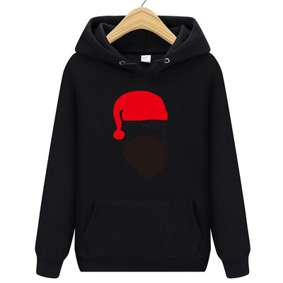 

Tailored Women Long Sleeve Santa Claus Print Loose Hoodie Fleece Automn&Winter Blouse