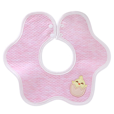 

Baby Newborn Bibs Childrens Saliva Towel 360 Degree Flower Bib Baby Cotton Thickened Bib 2528cm Burp Cloths