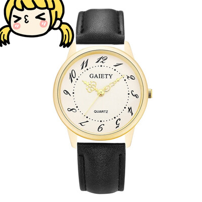 

Famous Brand Women Leather Band Analog Quartz Round Wrist Watch Minimalist 2018 New Fashion Watches relogio feminino clock &Ff