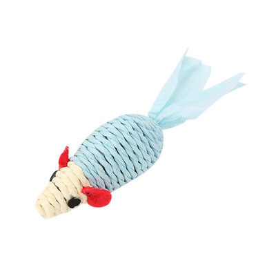 

Pet Cat Toy Cotton Rope Fake MouseBall Toy With Squeaky Paper Pet Cat Simulation Mice Chew Playing Scratch Catch Toy
